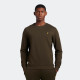 LYLE AND SCOTT, Crew neck sweatshirt, Olive