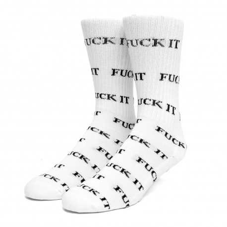 Socks fuck it - White