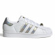 ADIDAS, Superstar w, Ftwwht/ftwwht/goldmt