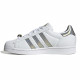 ADIDAS, Superstar w, Ftwwht/ftwwht/goldmt