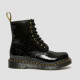 DR. MARTENS, 1460, Black distressed patent