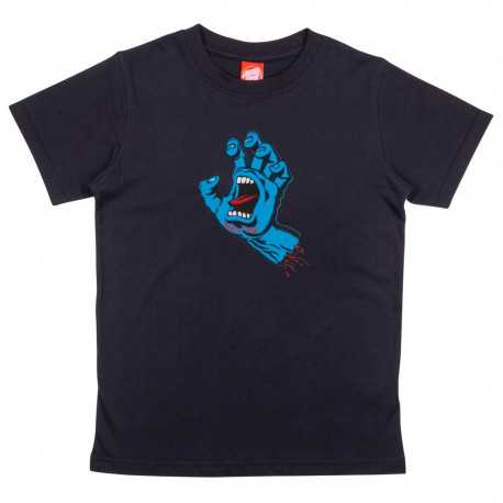 Youth screaming hand t-shirt - Black