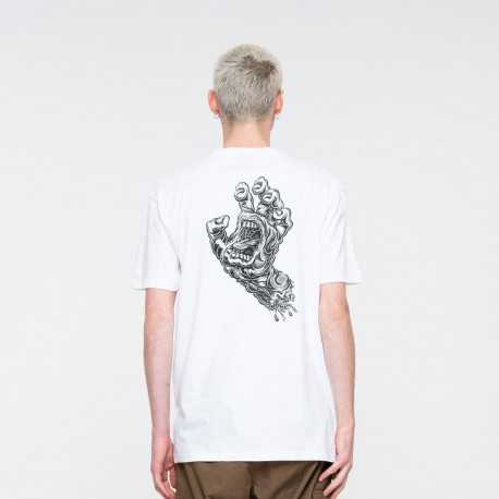 Alive hand t-shirt - White