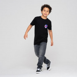 SANTA CRUZ, Youth yin yang dot t-shirt, Black