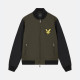 LYLE AND SCOTT, Block bomber, Olive marl/jet black