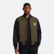 LYLE AND SCOTT, Block bomber, Olive marl/jet black