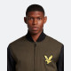 LYLE AND SCOTT, Block bomber, Olive marl/jet black