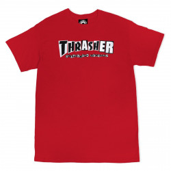 THRASHER, T-shirt baker, Red