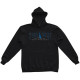 THRASHER, Sweat pyramid hood, Black