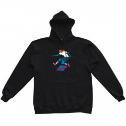 THRASHER, Sweat trasher parra tre hood, Black