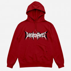 WASTED, Hoodie zorlake, Chili red