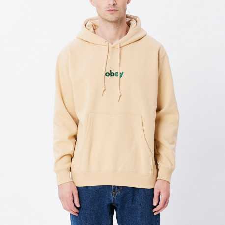 Obey lowercase hood - Oat milk