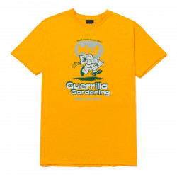 HUF, T-shirt guerilla gardening ss, Gold