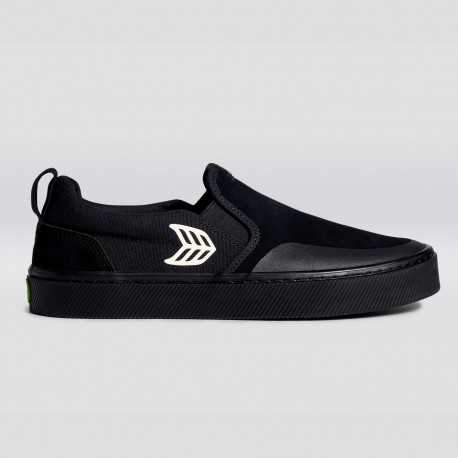 Slip on pro skate - All black/ivory