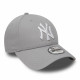 NEW ERA, K 940 mlb league basic neyyan, Grey/wht