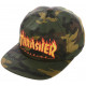 THRASHER, Cap flame snapback, Camo