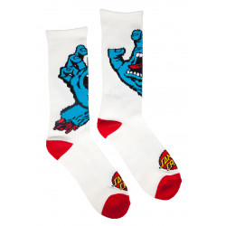 SANTA CRUZ, Screaming hand sock, White