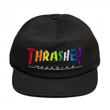 Cap rainbow mag snapback - Black
