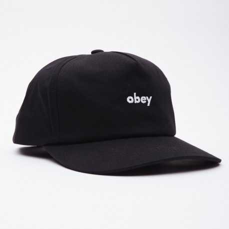 Lowercase snapback - Black
