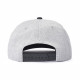 BRIXTON, Linwood c mp snapback, Heather grey/black