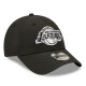 NEW ERA, Black white 9forty loslak, Blk