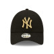 NEW ERA, Wmns metallic logo 9forty neyyan, Blkmtg