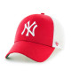 47 BRAND, Cap mlb new york yankees branson mvp, Red