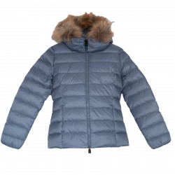JUST OVER THE TOP, Luxe ml capuche grand froid, Bleu delave