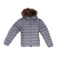 JUST OVER THE TOP, Opale ml capuche grand froid fille, Gris