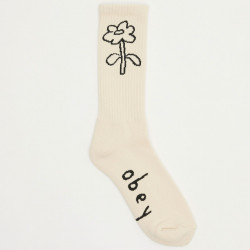 OBEY, Obey spring flower socks, Unbleached