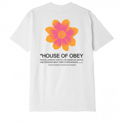 OBEY, House of obey flower, White