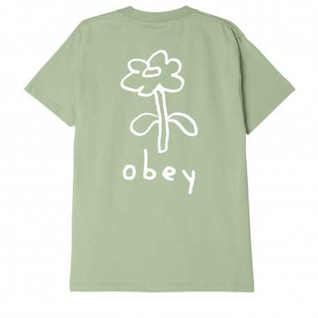 Obey doodle flower - Cucumber