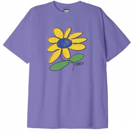 Obey sun flower - Purple flower