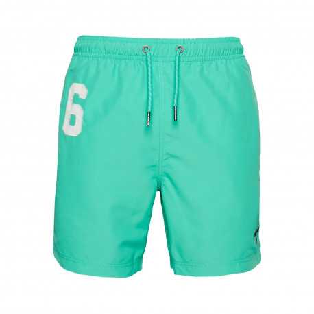 Vintage polo swimshort - Tropical green