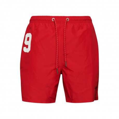 Vintage polo swimshort - Rouge red