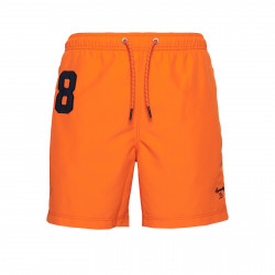 SUPERDRY, Vintage polo swimshort, Denver orange