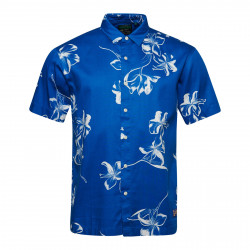 SUPERDRY, Vintage hawaiian s/s shirt, Mono hibiscus cobalt