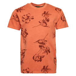 SUPERDRY, Vintage od printed, Mango orange overdye