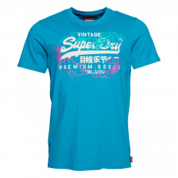 SUPERDRY, Vintage vl narrative, Enamel blue