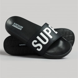 SUPERDRY, Code core vegan pool, Black/optic