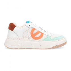 NO NAME, Bridget sneaker, White/fluo orange