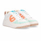 NO NAME, Bridget sneaker, White/fluo orange