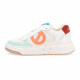 NO NAME, Bridget sneaker, White/fluo orange