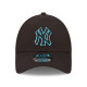 NEW ERA, Neon outline 9forty neyyan, Blkneb