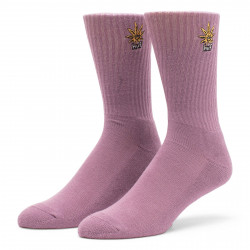 HUF, Socks green buddy emb., Mauve