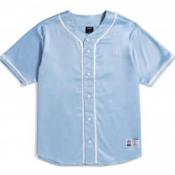 HUF, T-shirt communitty hand baseball jersey, Sky