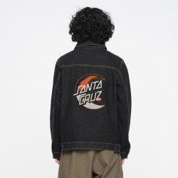 SANTA CRUZ, Dark moon dot jacket, Black denim