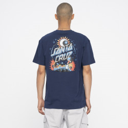 SANTA CRUZ, Dark arts dot t-shirt, Midnight blue