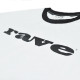 RAVE, Hardware logo ringer tee, White/black