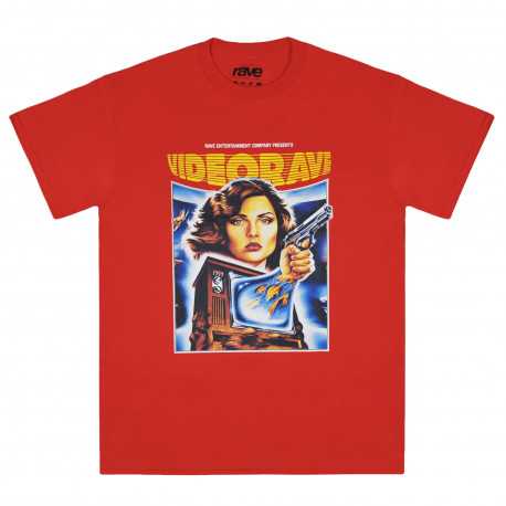 Videorave tee - Red